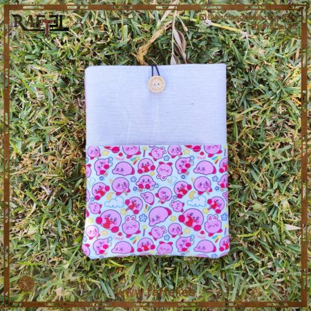 Funda de libro grande Kirby verde