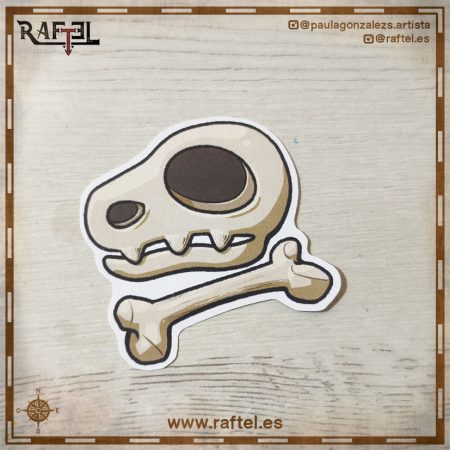 Pegatina Fósil identidficado