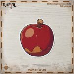 Pegatina Manzana