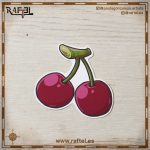 Pegatina Cerezas