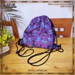 Mochila de cuerda de Derpy y Sussie morada