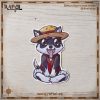 Pegatina Husky D. Luffy