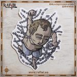 Pegatina Paul Leahy (Saw I)
