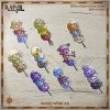 Pack de pegatinas Mugiwaras dango