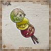 Pegatina Zoro dango