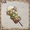 Pegatina Usopp dango