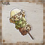 Pegatina Usopp dango