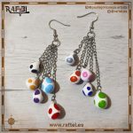 Pendientes Yoshi huevos de colores