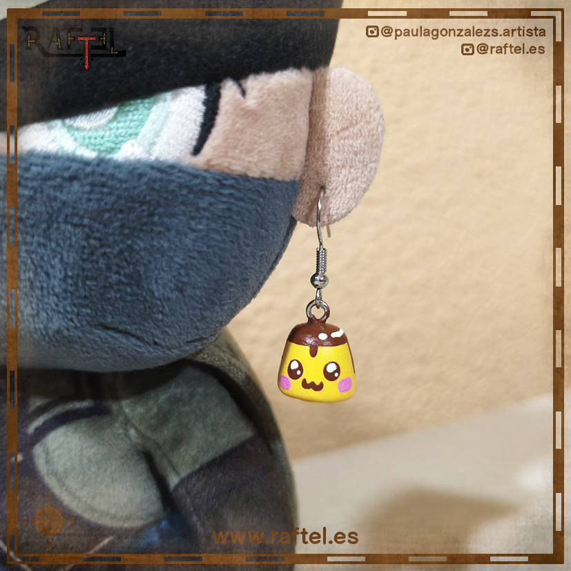 Pendientes Flanes con carita