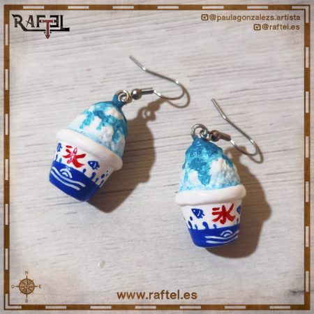 Pendientes Kakigori tropicales