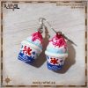 Pendientes Kakigori de fresa