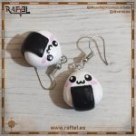 Pendientes Onigiri L con carita