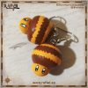 Pendientes Champiñones abeja