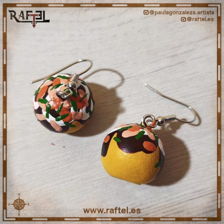 Pendientes Takoyaki L