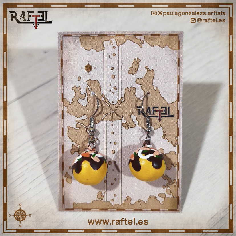 Pendientes Takoyaki M