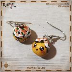 Pendientes Takoyaki M con carita