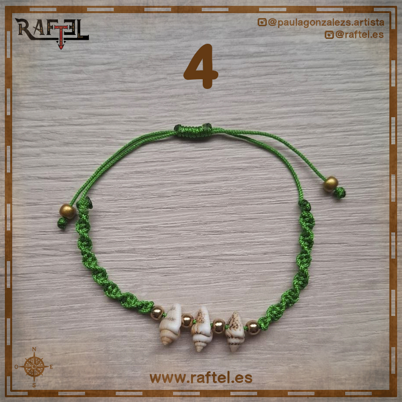 Colección de pulseras Caracolas