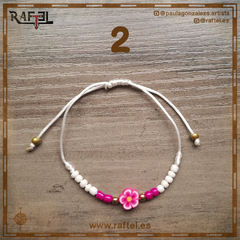 Colección de pulseras Flores