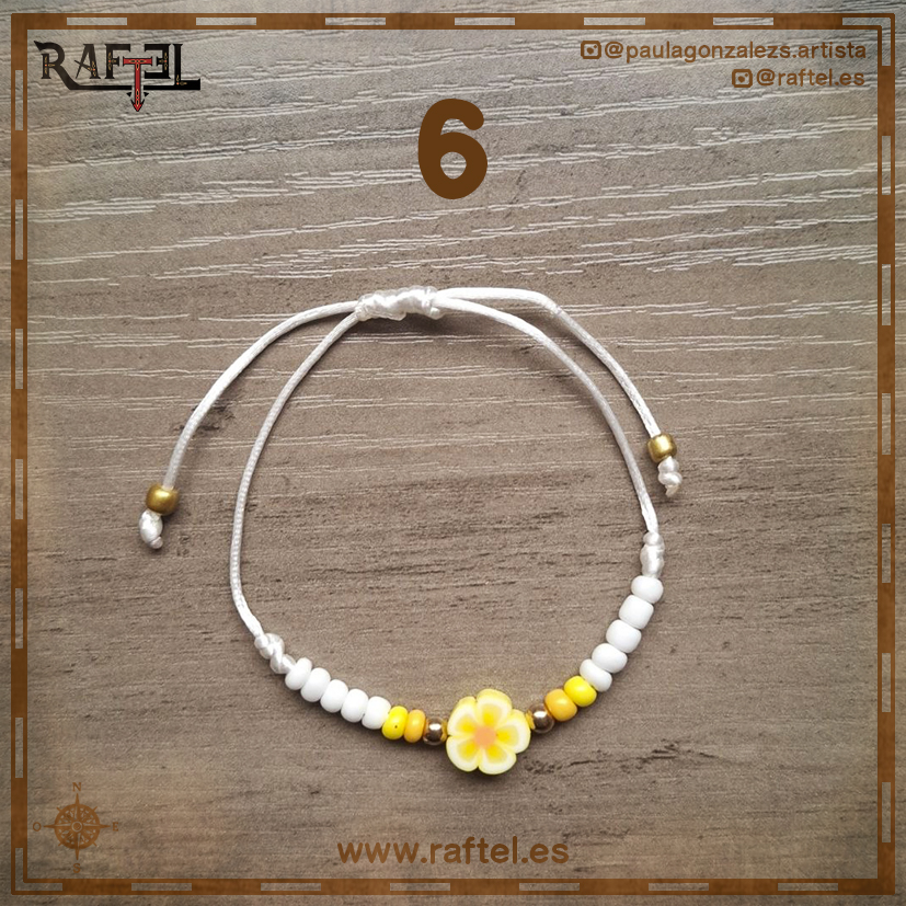 Colección de pulseras Flores