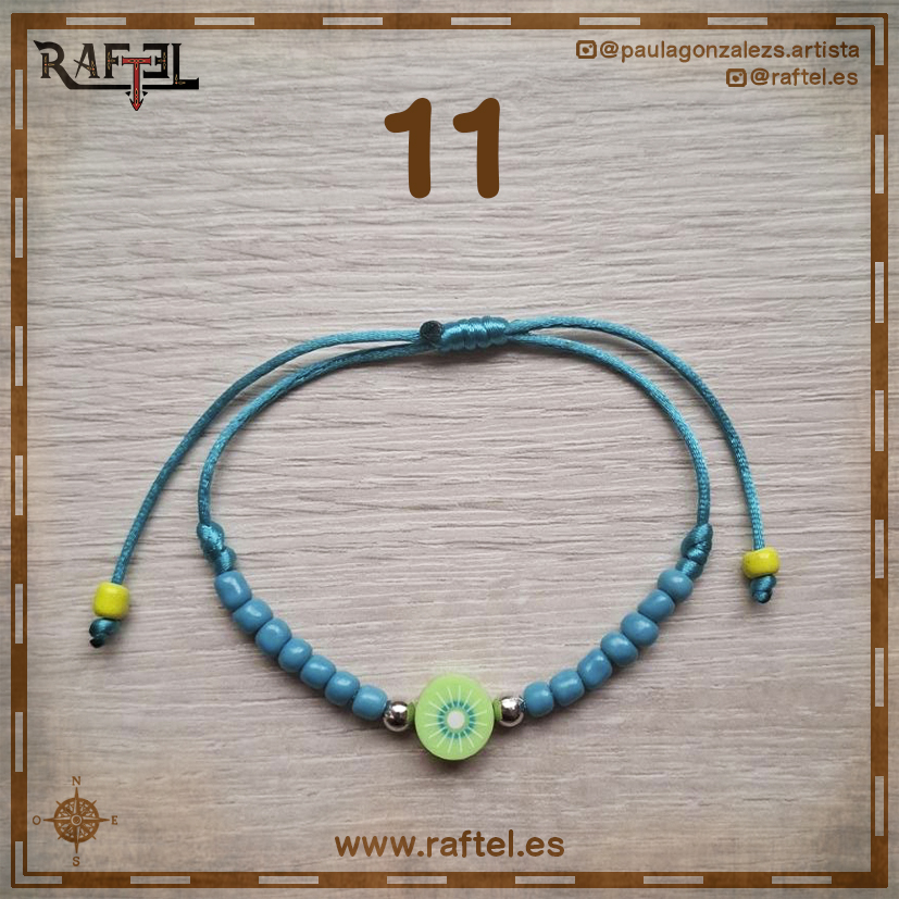 Colección de pulseras Frutas
