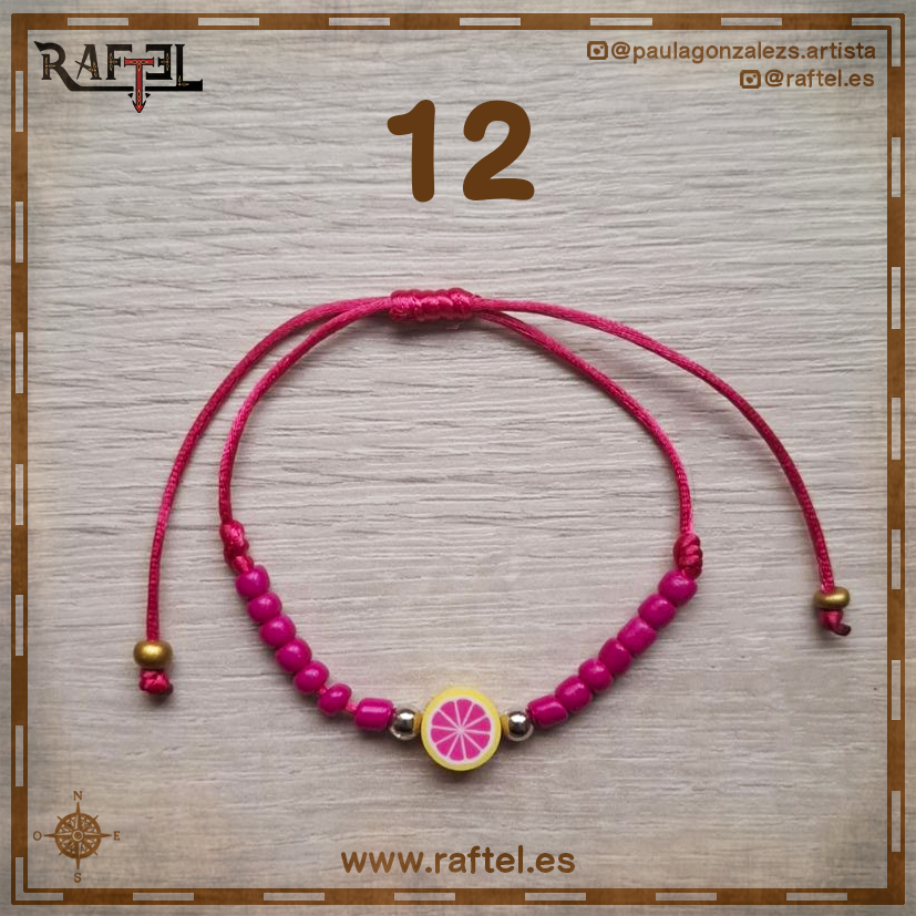 Colección de pulseras Frutas