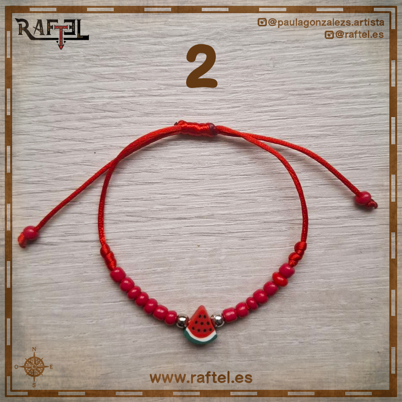 Colección de pulseras Frutas