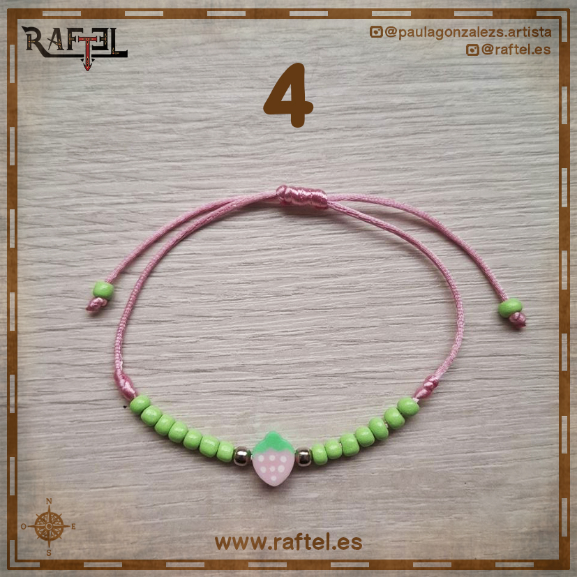 Colección de pulseras Frutas