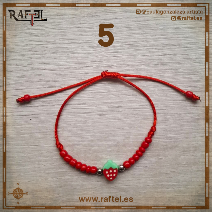 Colección de pulseras Frutas