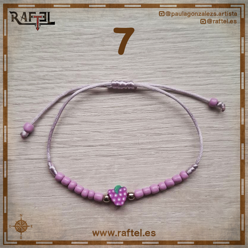 Colección de pulseras Frutas
