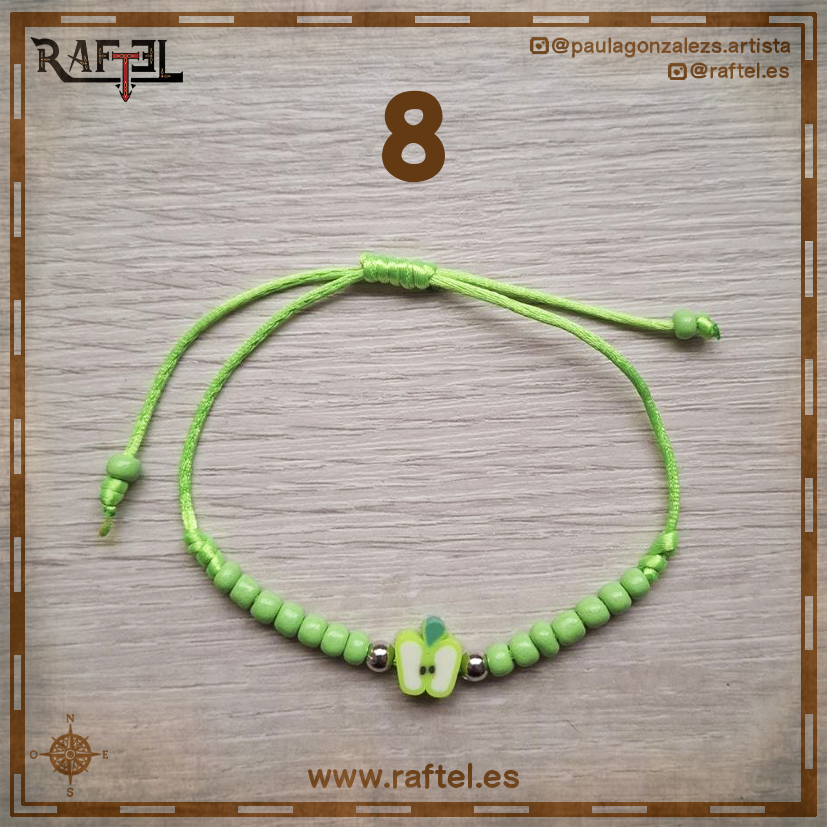 Colección de pulseras Frutas