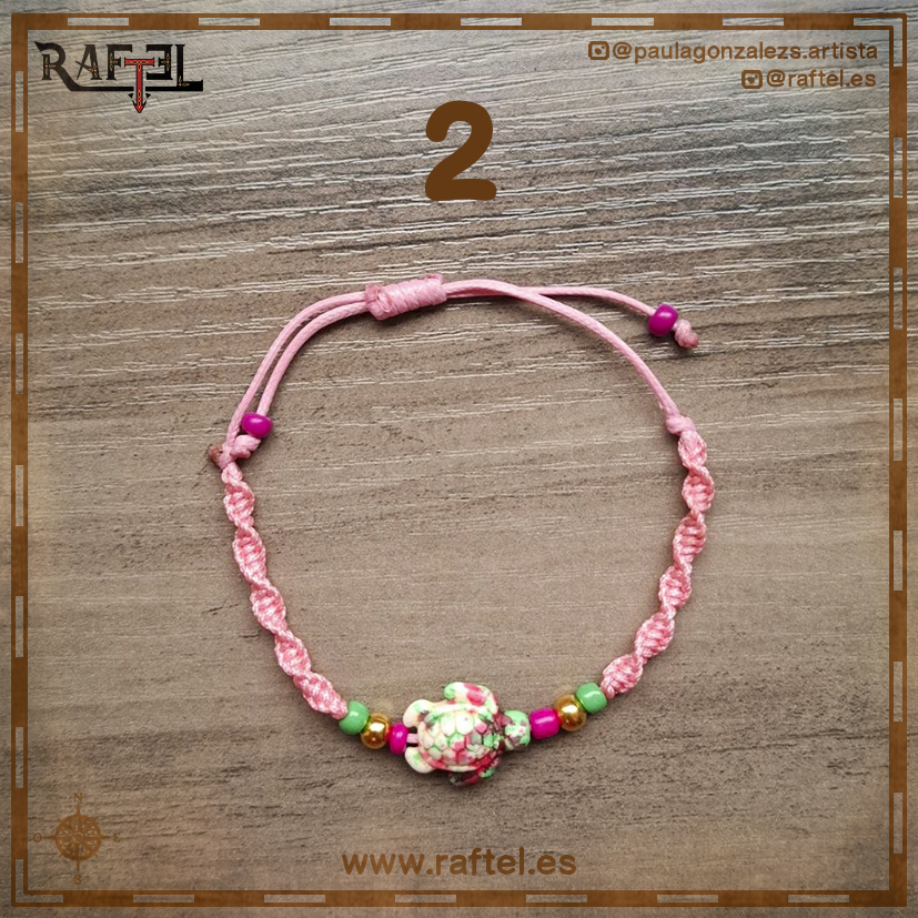 Colección de pulseras Tortugas de colores