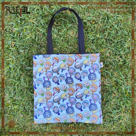 Totebag Mugiwaras politos 2 negra