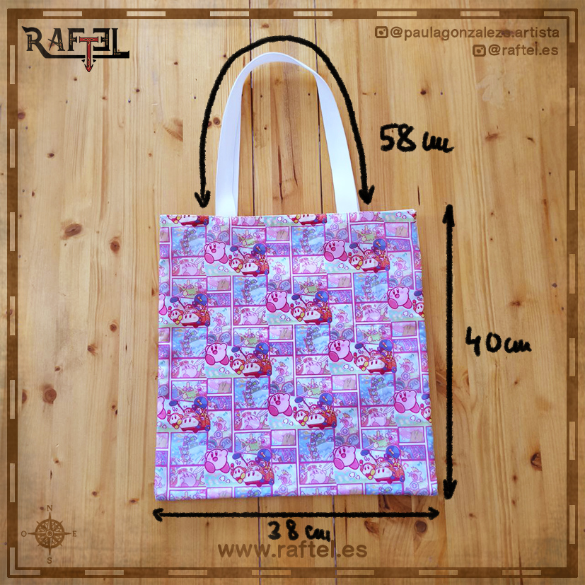 Totebag Kirby cómic