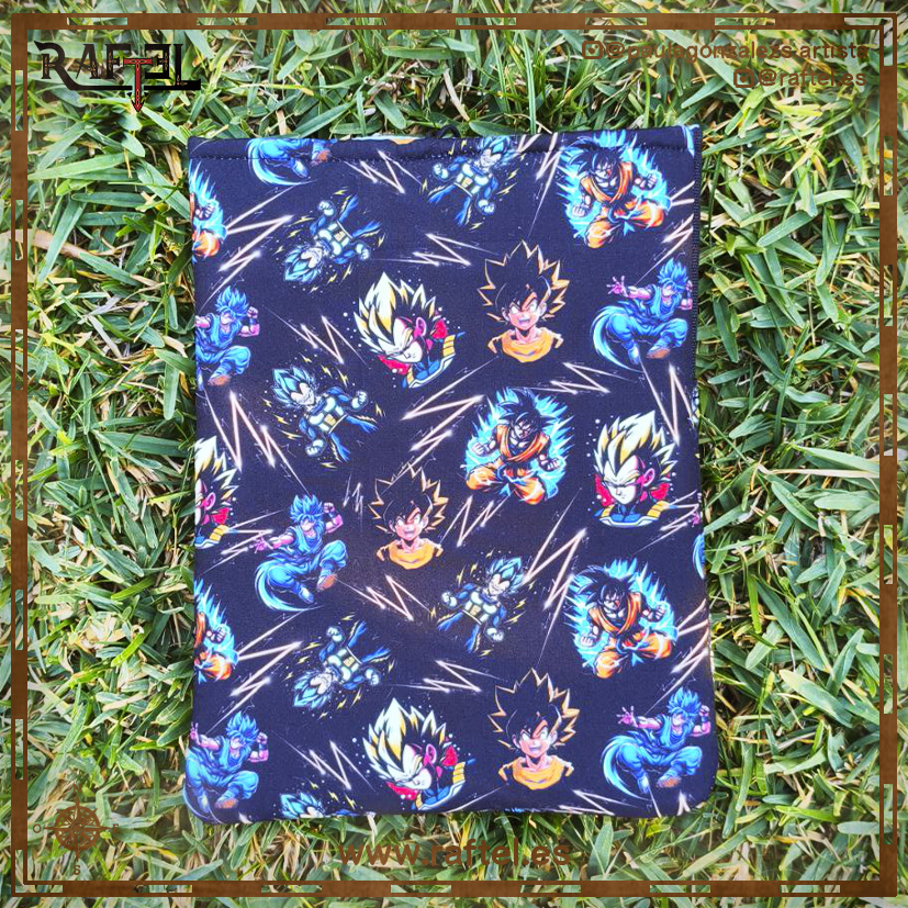 Funda de libro grande Dragon ball