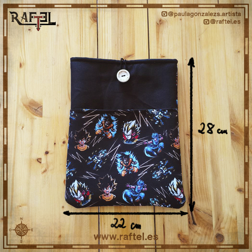 Funda de libro grande Dragon ball