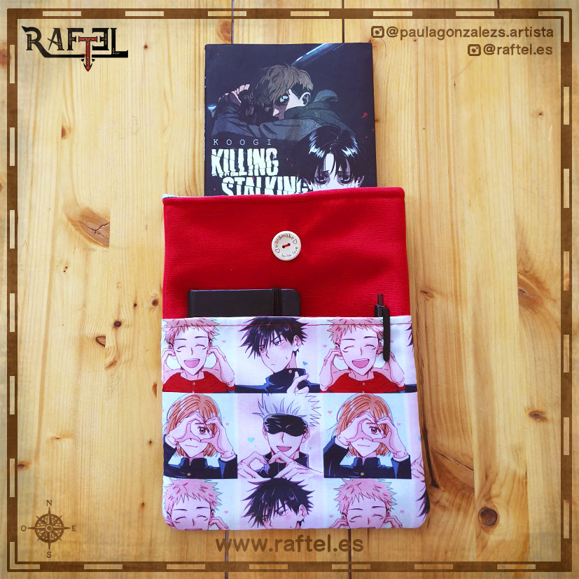 Funda de libro grande Jujutsu kaisen
