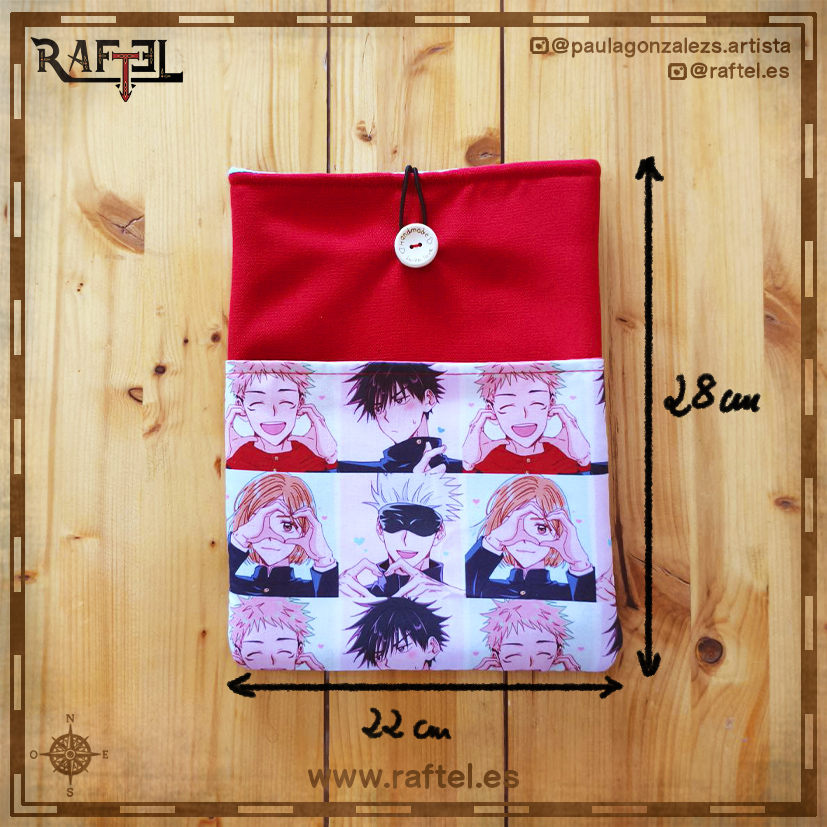 Funda de libro grande Jujutsu kaisen