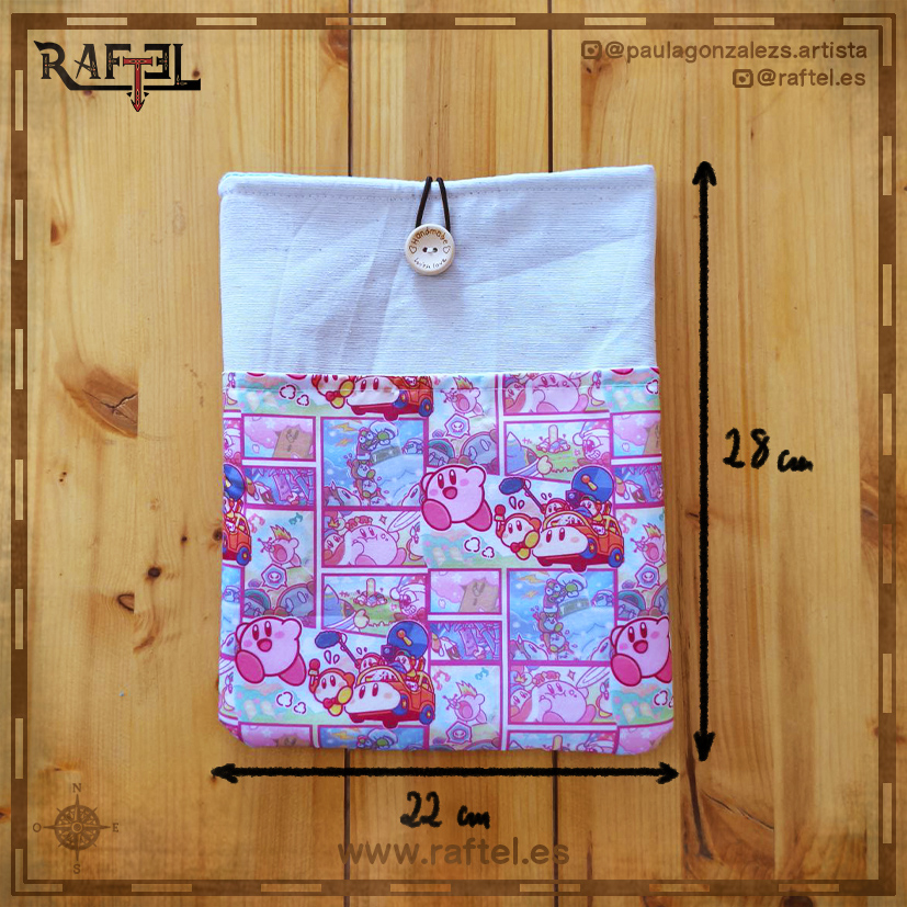 Funda de libro grande Kirby cómic