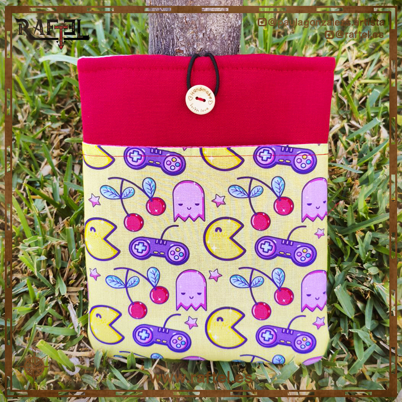 Funda de libro pequeña Pacman