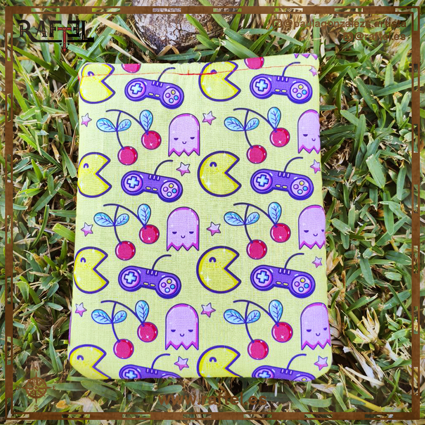 Funda de libro pequeña Pacman