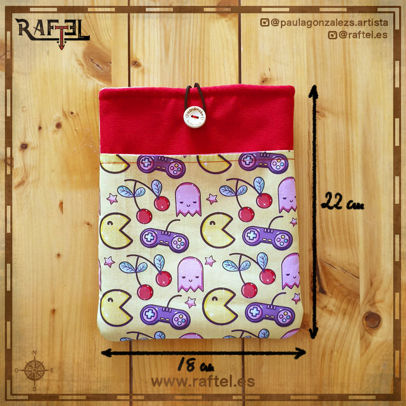 Funda de libro pequeña Pacman