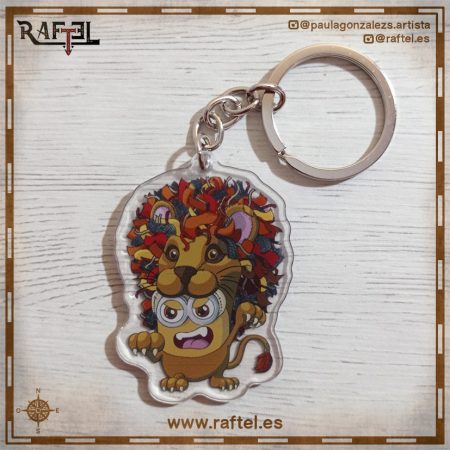 Llavero Minion león