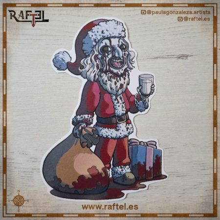 Pegatina Art Claus