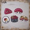 Pack de pegatinas Sushi atún