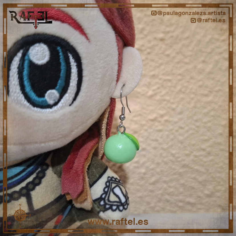Pendientes Mochi matcha