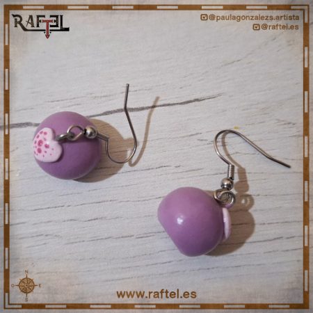 Pendientes Mochi taro