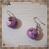 Pendientes Mochi taro con carita