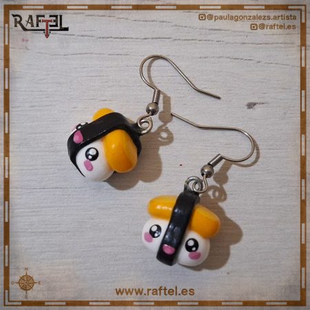 Pendientes Nigiri tamago M con carita