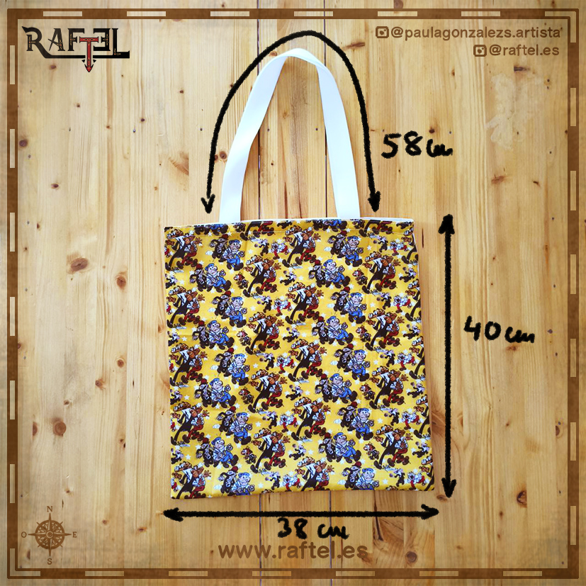 Totebag Mortadelo y Filemón
