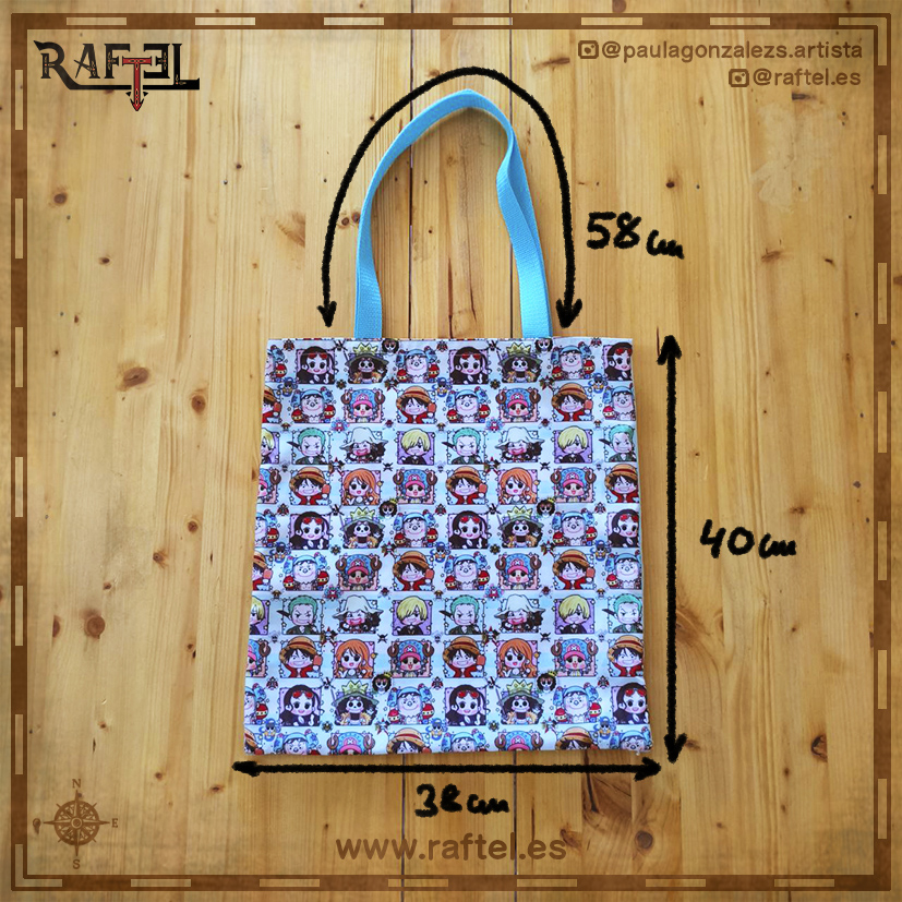 Totebag One piece chibis